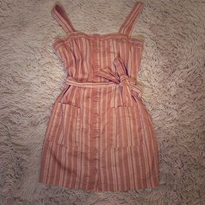 Forever 21 pink, striped mini dress✨